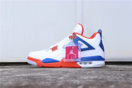 jordan 4 blue and orange