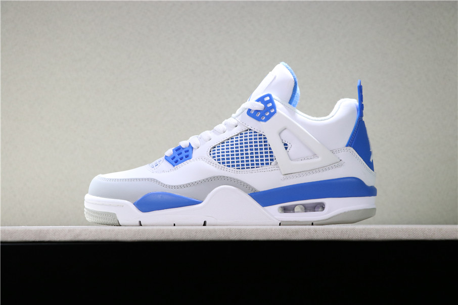 jordan 4 blue and grey