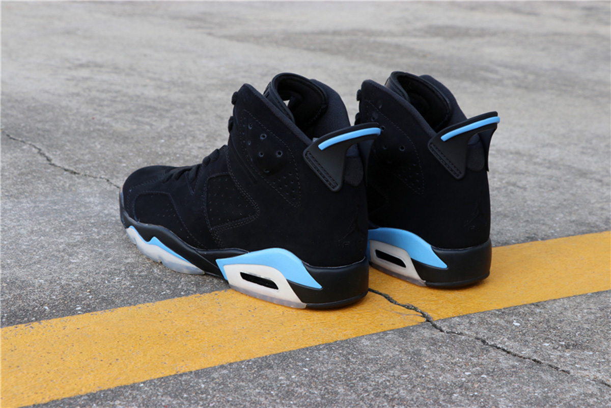 air jordan 6 black and blue