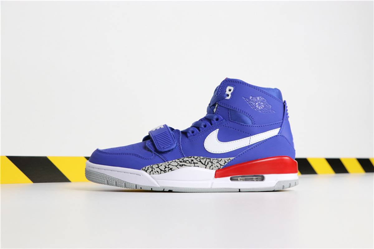 Air Jordan Legacy 312 “Pistons” Bright Blue/White-University Red For Sale – The Sole Line