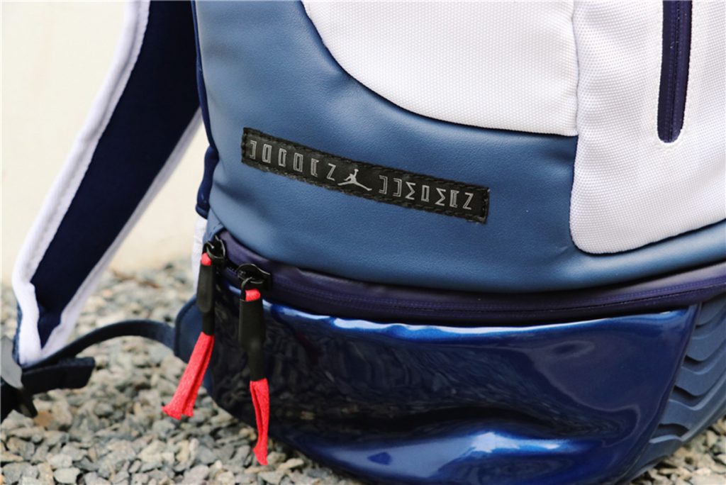 Air Jordan Retro 11 Backpack Blue White Red For Sale The Sole Line