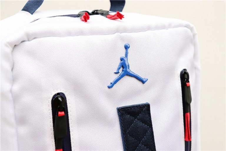 Air Jordan Retro 11 Backpack Blue White Red For Sale The Sole Line