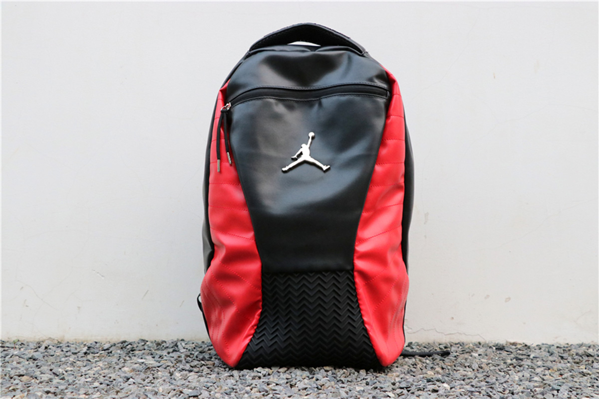 red and black jordan backpack