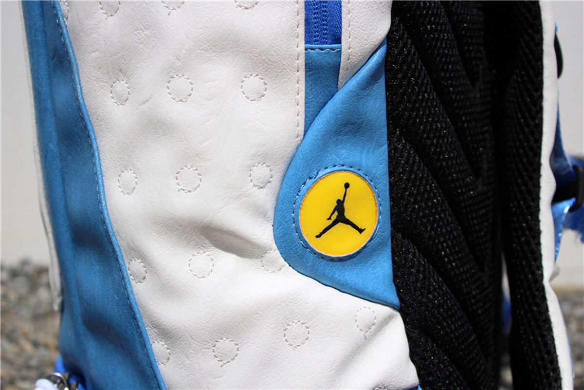 blue jordan backpack