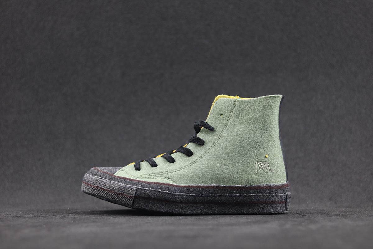 jw anderson green converse