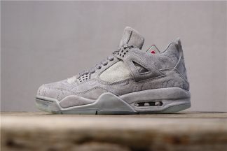 gray suede jordan 4