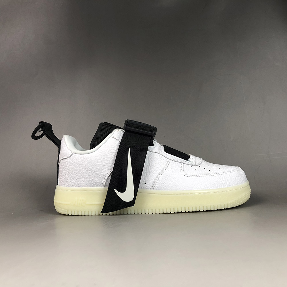 nike air force 1 utility white black white sole