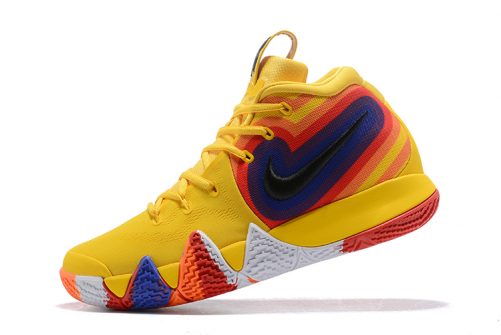 kyrie 4 purple and yellow