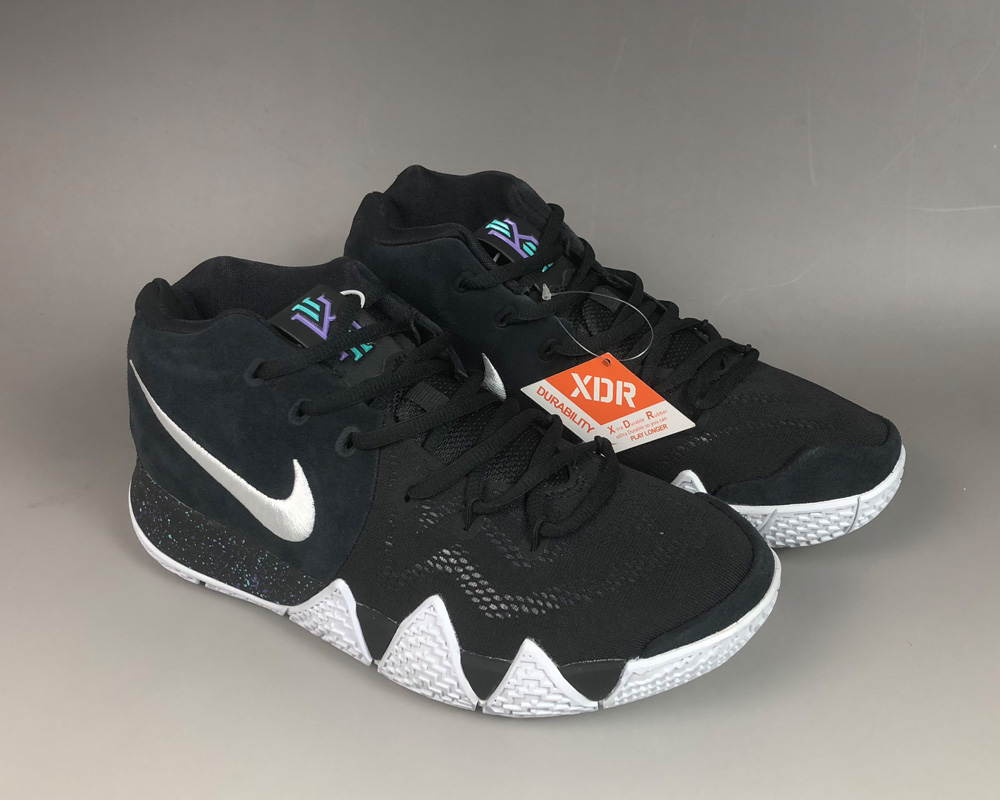 kyrie 4 black blue