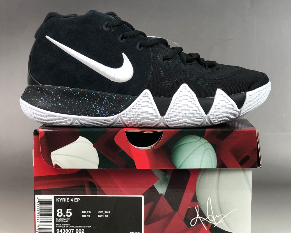 black and red kyrie 4