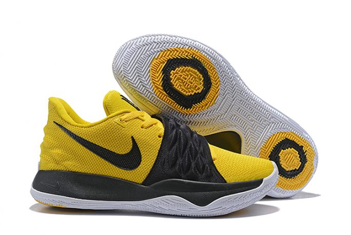 kyrie 4 low yellow and black