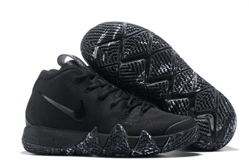 kyrie 4 black and grey