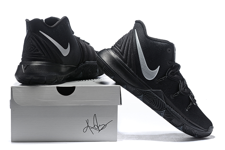 Nike Kyrie 5 Black/Silver For Sale 