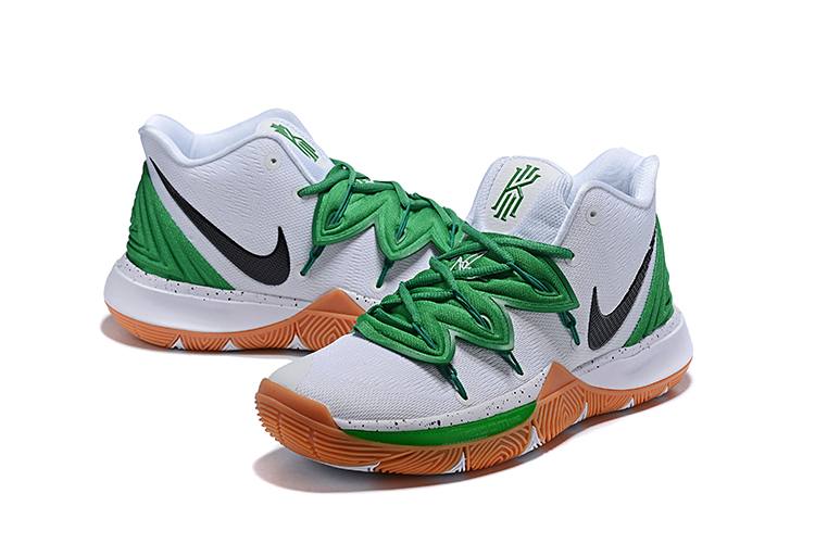 kyrie 5 green and white