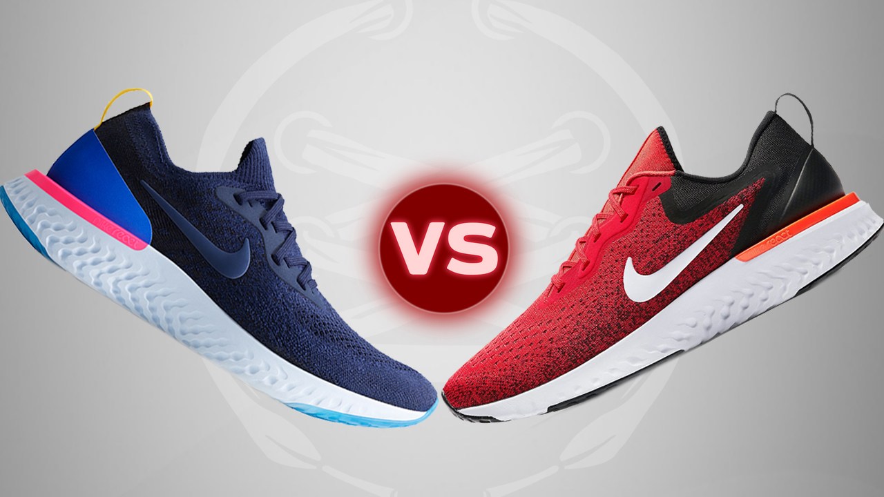 difference between nike epic react flyknit 1 and 2