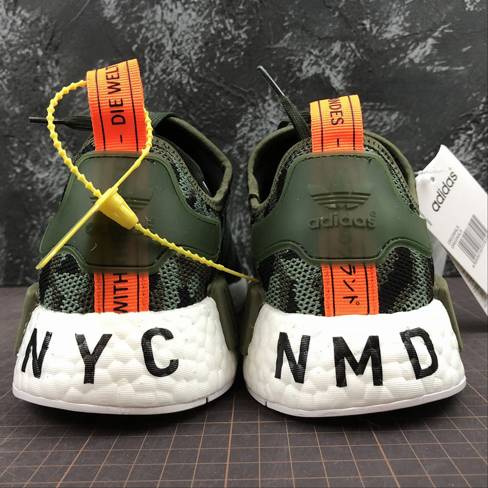 adidas nmd r1 olive orange