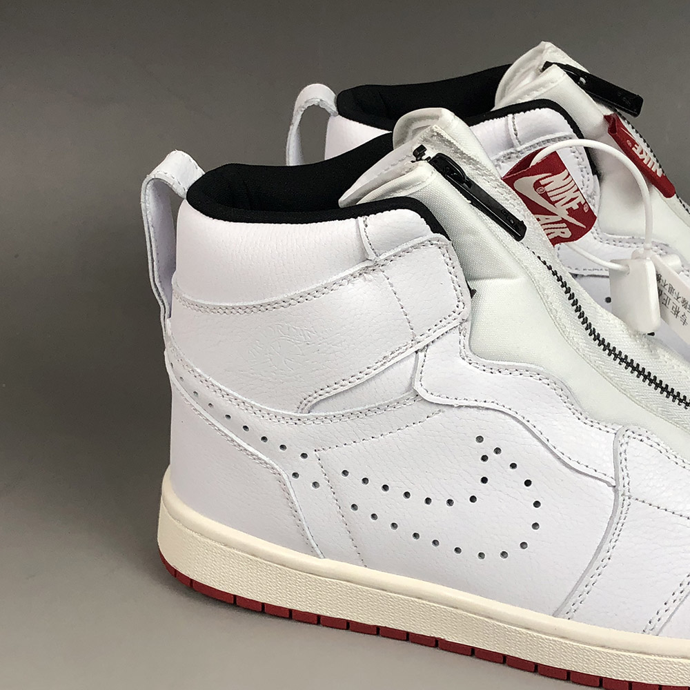 jordan 1 high zip white