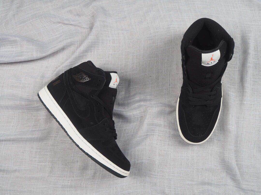 air jordan 1 mid black cone