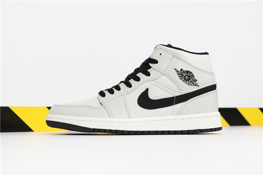 air jordan 1 mid se light bone