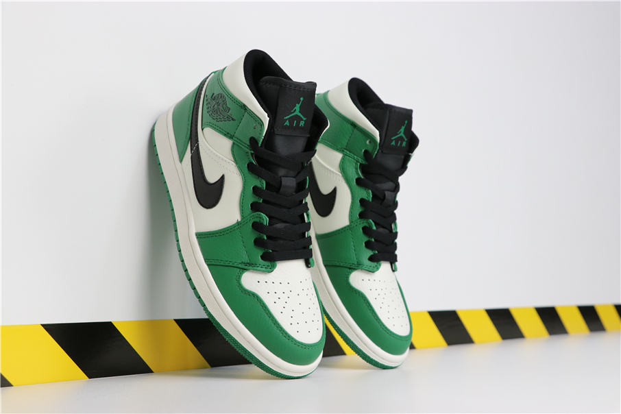 air jordan 1 mid se green