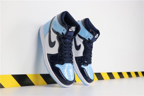 nike air jordan unc patent blue