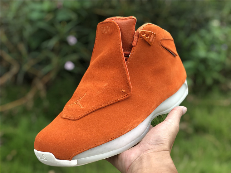 jordan 18 orange suede