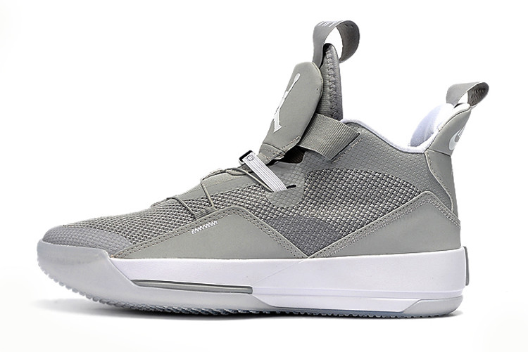 grey jordan basketball shoes