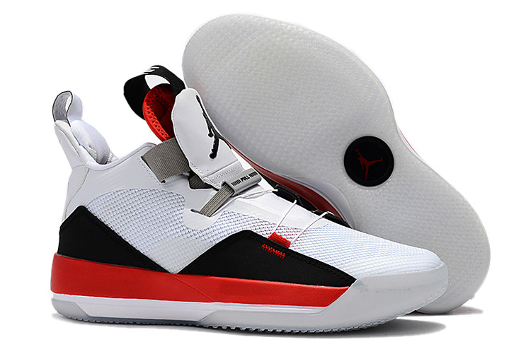 Air Jordan 33 “Fire Red” White/Fire Red 