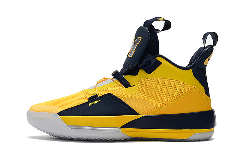 navy blue and yellow jordans