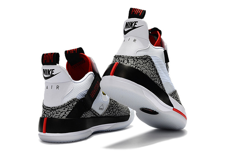 jordan 33 white gold black