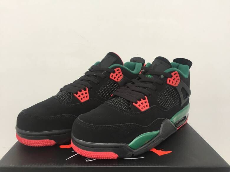 jordan 4 black and green