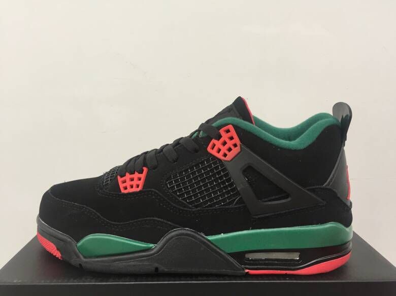 jordan 4 black and green