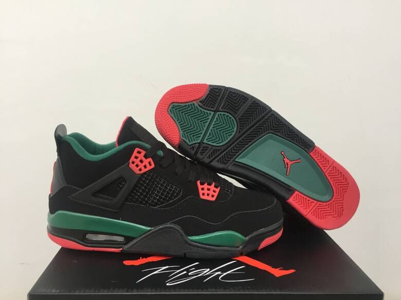 jordan 4 black and green