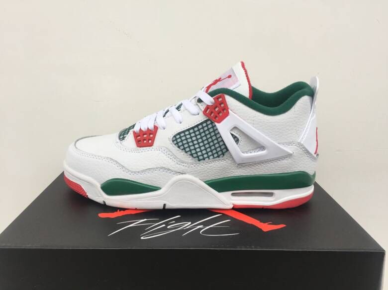 air jordan 4 retro white and green