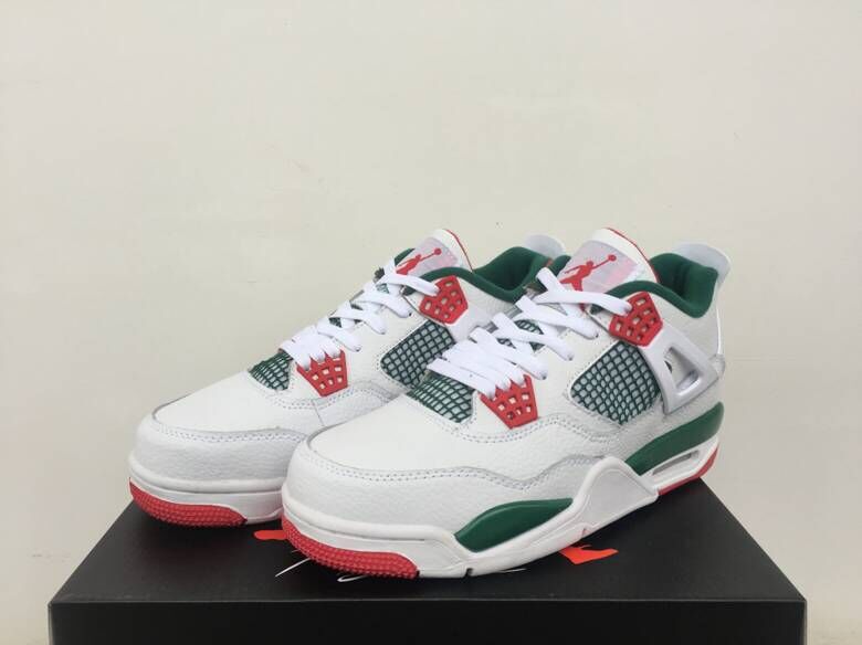 air jordan 4 white green