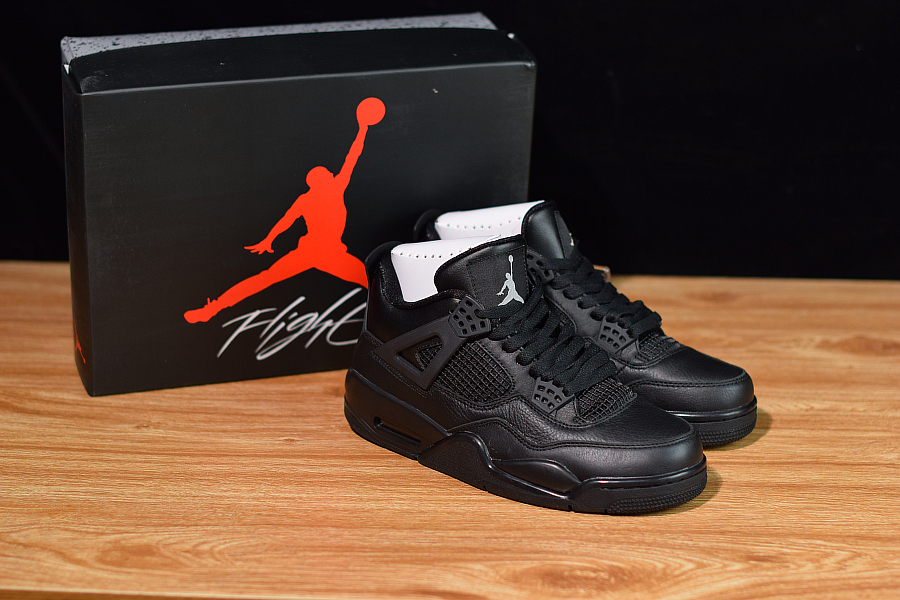 Air Jordan 4 Triple Black For Sale 