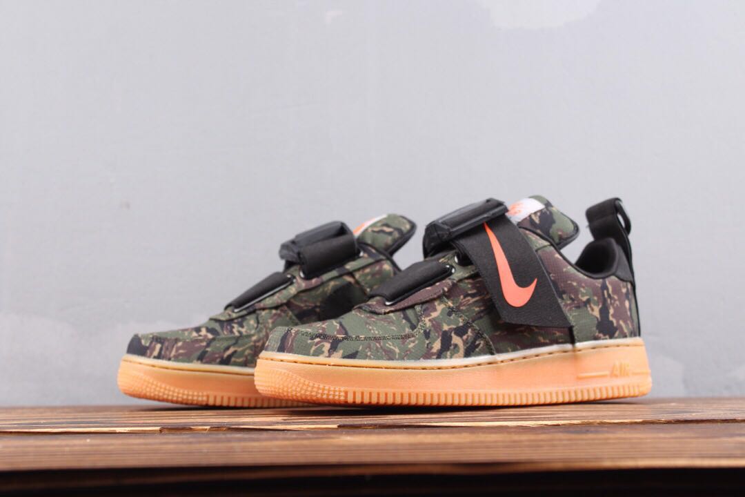 nike air force 1 low camo orange