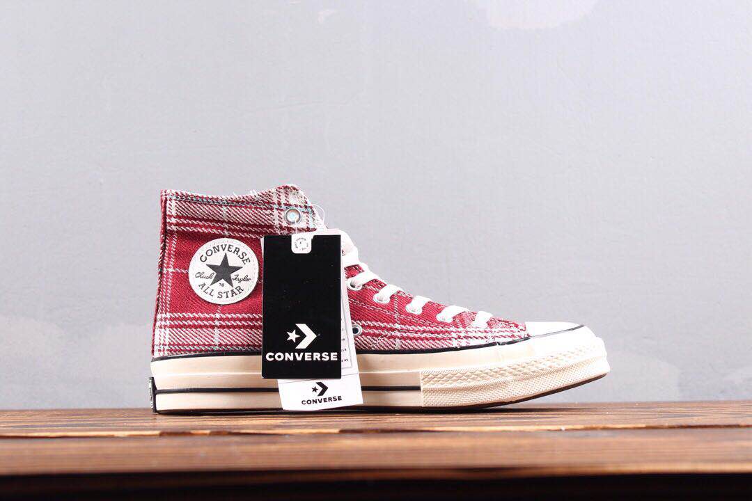 converse chuck taylor all star plaid high top