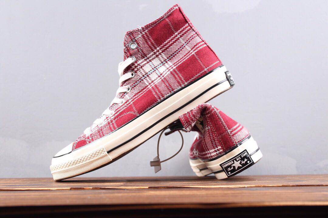 womens plaid converse sneakers