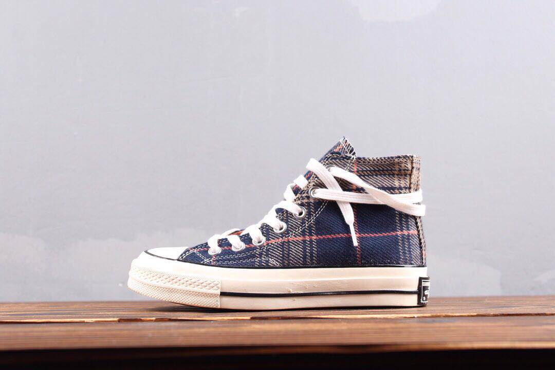 plaid converse shoes