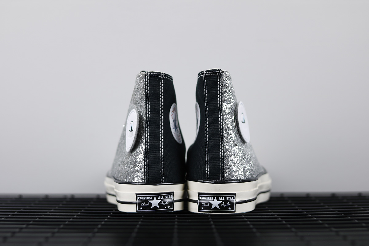 Converse x Chiara Chuck 70 High Top Black/Silver/Egret – The Sole Line