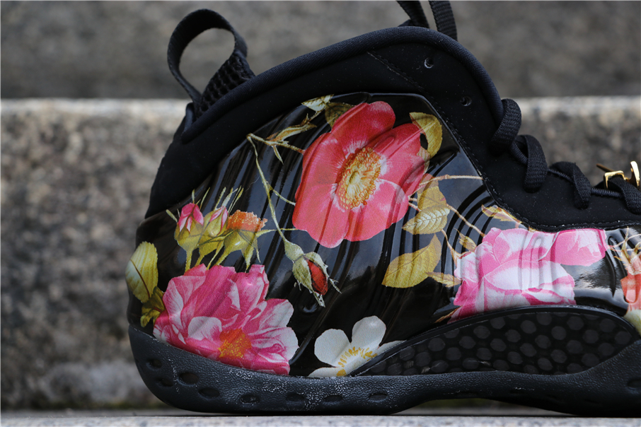 nike air foamposite one floral