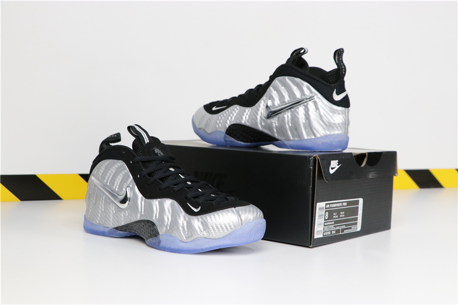 nike foamposite silver surfer