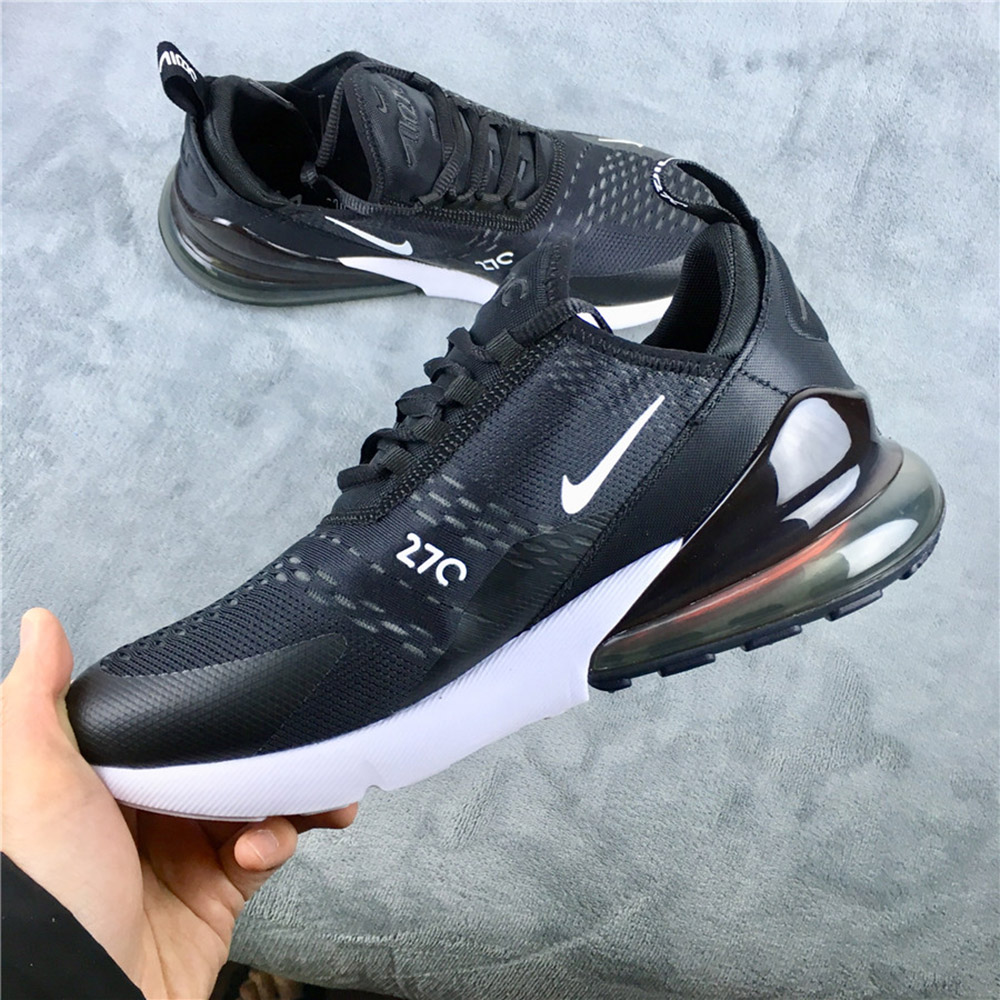 nike 270s black and white