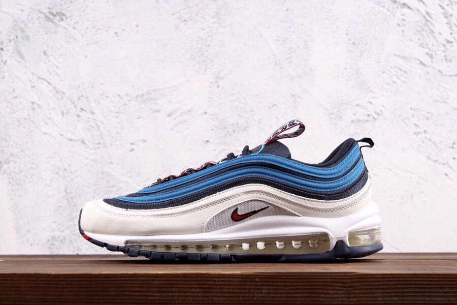 Nike Air Max 97 ObsidianUniversity Red Sail Blue Nebula Nike Air Max 97 ObsidianUniversity Red Sail Blue Nebula