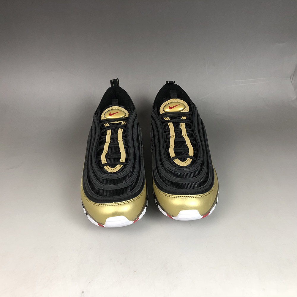 air max 97 qs - kids metallic gold / varsity red / black