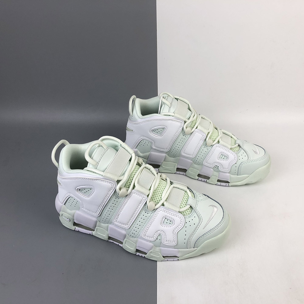 nike air more uptempo barely green