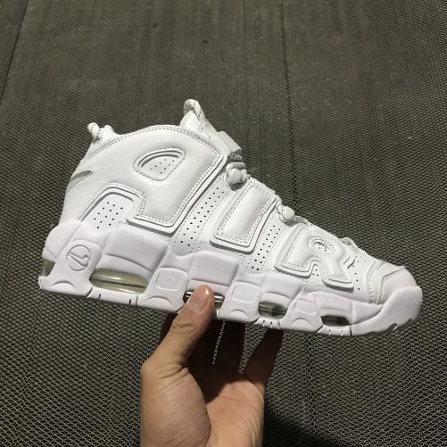 nike air uptempo triple white