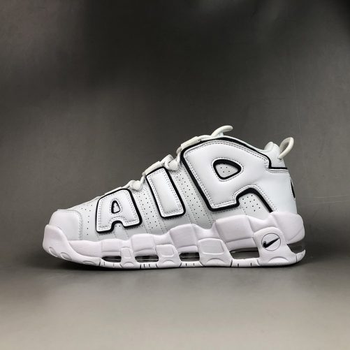 Nike Air More Uptempo White/Midnight Navy-Metallic Gold For Sale – The ...