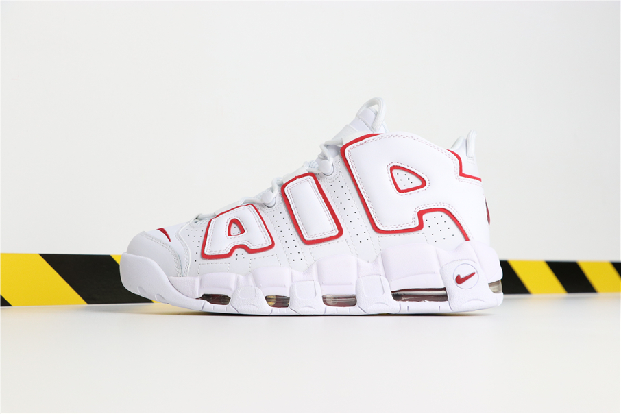 Nike Air More Uptempo White/Varsity Red 